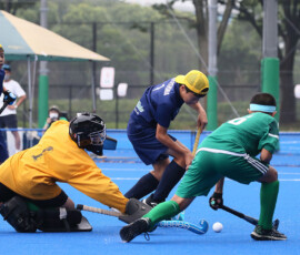 第45回 全国スポーツ少年団交流大会 男子決勝トーナメント 準々決勝 (南原・フリーデン・小林 vs 広島) の様子 (2022/8/13) Photo by 佐藤茂樹 Sposho-Men_6-NFK-H_20220813_pic12