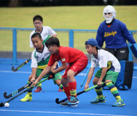 第45回 全国スポーツ少年団交流大会 男子交流戦 (SHC ジュニア vs はんのう) の様子 (2022/8/13) Photo by 佐藤茂樹 Sposho-Men_9-S-H_20220813_pic25