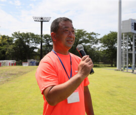 第45回 全国スポーツ少年団交流大会 相手をたたえるセレモニーの様子 (2022/8/14) Photo by 佐藤茂樹 Sposho-Men_AS_20220814_pic82