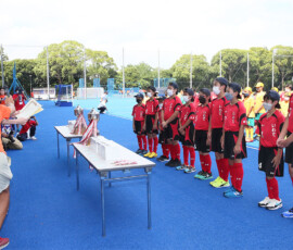 第45回 全国スポーツ少年団交流大会 男子優勝・いわてホッケースポーツ少年団 (初優勝・岩手県) 2022/8/14 Photo by 佐藤茂樹 Sposho-Men_C-Win-Iwate_20220814_pic74