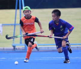 第45回 全国スポーツ少年団交流大会 男子フレンドリー決勝トーナメント 準々決勝 (RED OX 大谷 vs 鳥取 Jr) の様子 (2022/8/13) Photo by 佐藤茂樹 Sposho-Men_Fe-O-T_20220813_pic31