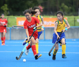 第45回 全国スポーツ少年団交流大会 女子決勝トーナメント 準々決勝 (はんのう vs いわて) の様子 (2022/8/13) Photo by 佐藤茂樹 Sposho-Women_1-H-I_20220813_pic04