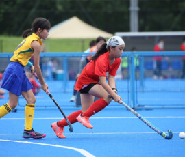 第45回 全国スポーツ少年団交流大会 女子決勝トーナメント 準々決勝 (はんのう vs いわて) の様子 (2022/8/13) Photo by 佐藤茂樹 Sposho-Women_1-H-I_20220813_pic05