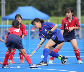 第45回 全国スポーツ少年団交流大会 女子決勝トーナメント 準々決勝 (RED OX 大谷 vs えちぜん) の様子 (2022/8/13) Photo by 佐藤茂樹 Sposho-Women_4-O-E_20220813_pic18