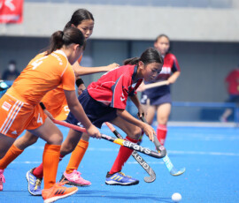 第45回 全国スポーツ少年団交流大会 女子決勝トーナメント 準決勝 (各務原オレンジ vs えちぜん) の様子 (2022/8/14) Photo by 佐藤茂樹 Sposho-Women_8-SF-K-E_20220814_pic41
