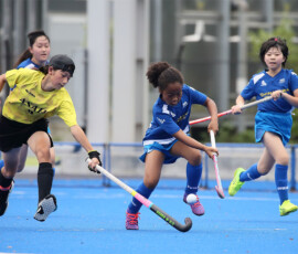第45回 全国スポーツ少年団交流大会 女子フレンドリー決勝トーナメント 準決勝 (朝日 vs 品川 2020) の様子 (2022/8/14) Photo by 佐藤茂樹 Sposho-Women_Fe-SF-S-A_20220814_pic55