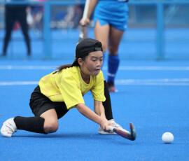 第45回 全国スポーツ少年団交流大会 女子フレンドリー決勝トーナメント 準決勝 (朝日 vs 品川 2020) の様子 (2022/8/14) Photo by 佐藤茂樹 Sposho-Women_Fe-SF-S-A_20220814_pic58