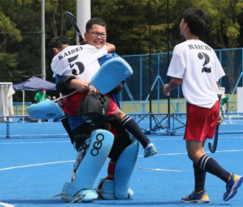 第46回 全国スポーツ少年団交流大会 最終日男子競技中の様子 (2023/8/13) Photo by 鈴崎哲夫 U12hockey_Natchamp-Men_20230813_pic05