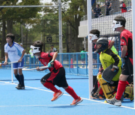 第46回 全国スポーツ少年団交流大会 最終日男子競技中の様子 (2023/8/13) Photo by 鈴崎哲夫 U12hockey_Natchamp-Men_20230813_pic08